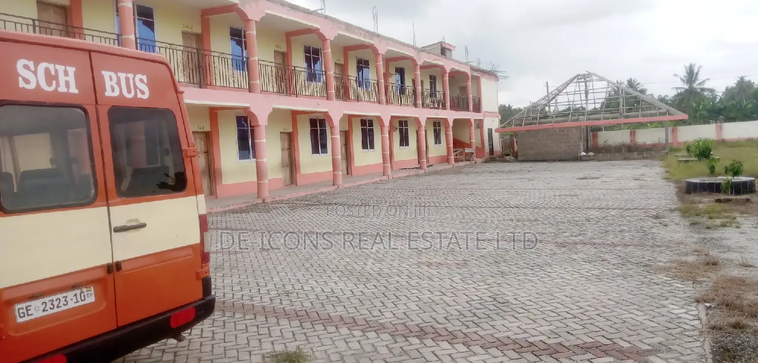 A Mega School Sited on 6 Plots of Land, Fenced for Sale