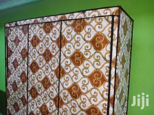 Wardrobe Strong Foldable Steel Metal and Leather (3 in 1)