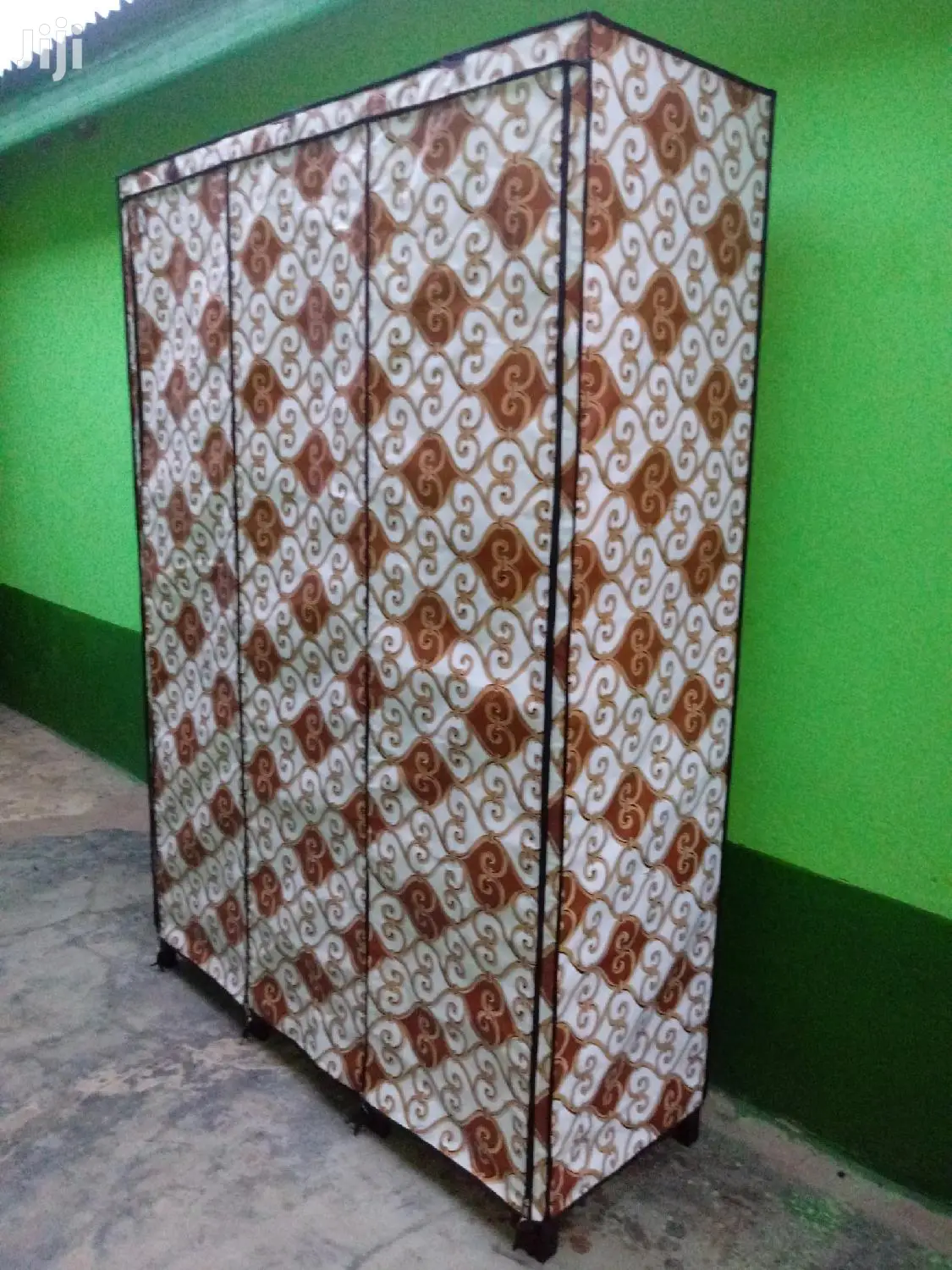 Wardrobe Strong Foldable Steel Metal and Leather (3 in 1)
