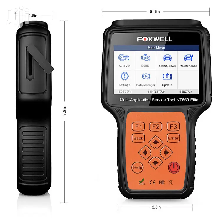 Foxwell NT650 Elite OBD2 Car Diagnostic Scanner