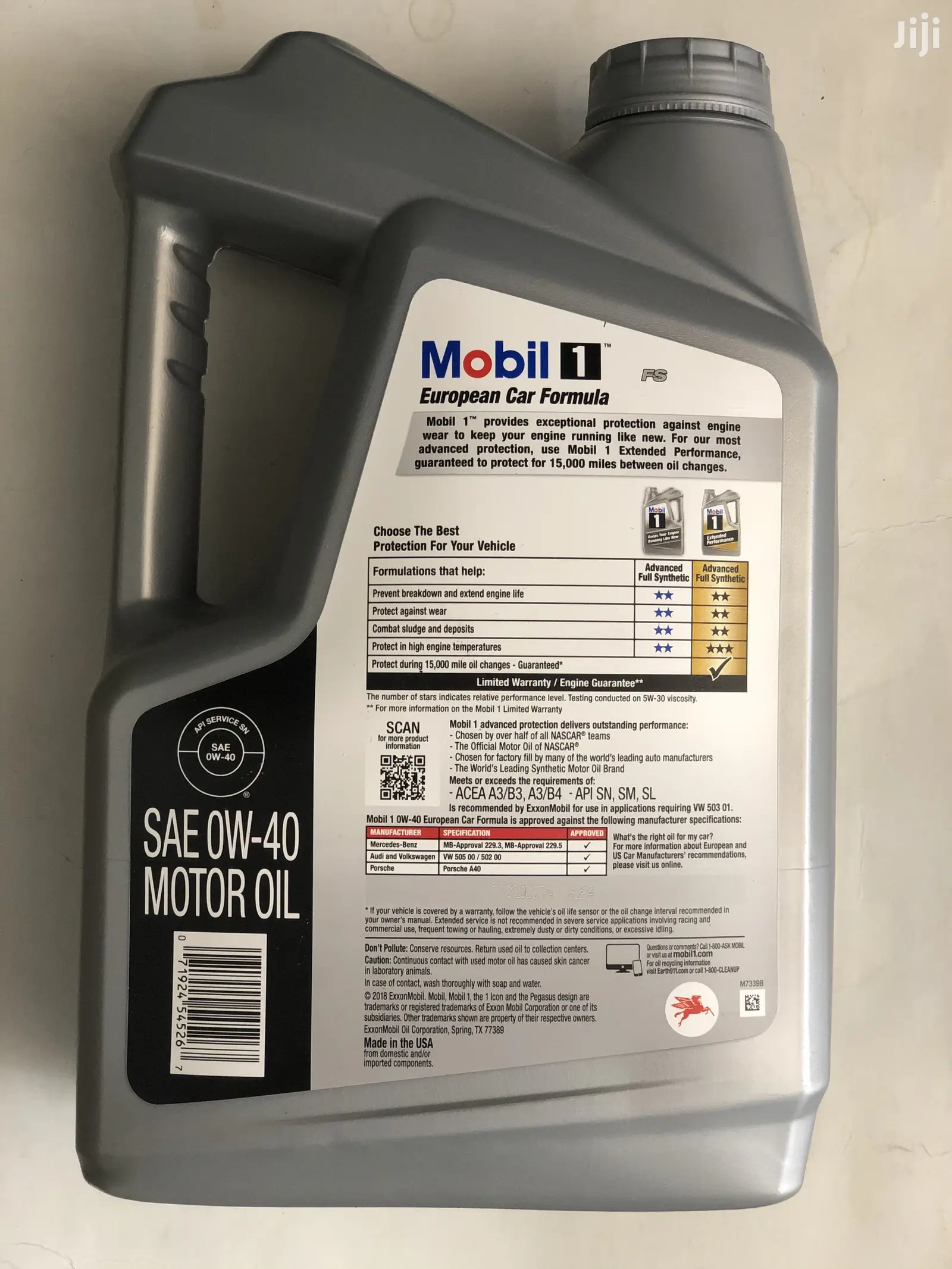 Mobil 1 Advanced Full Synthetic Engine Oil (0w-40)