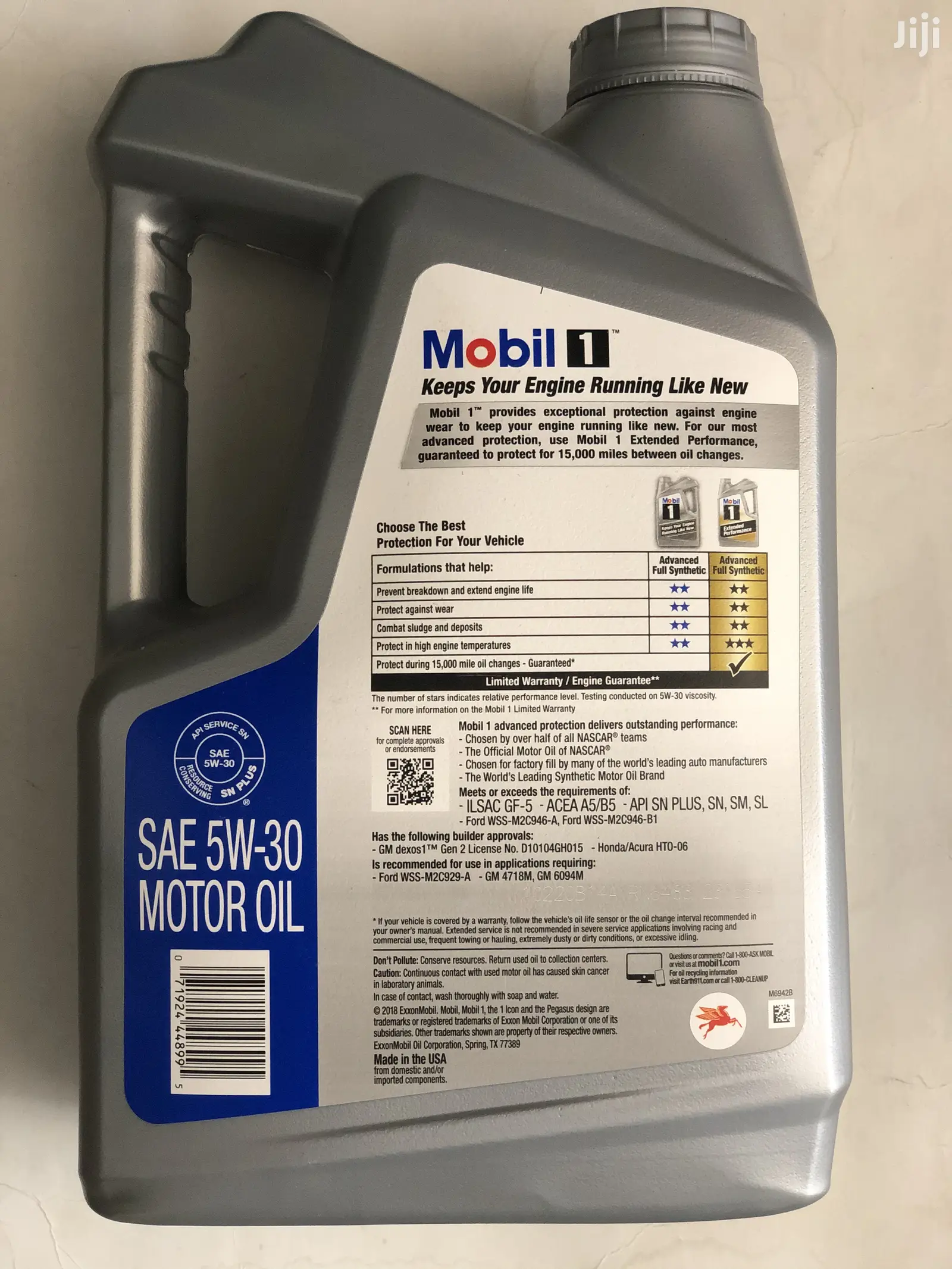 Mobil 1 Advanced Full Synthetic Engine Oil (5w-30)