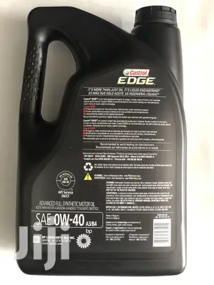 Castrol EDGE Advanced Full Synthetic Oil (0w-40)