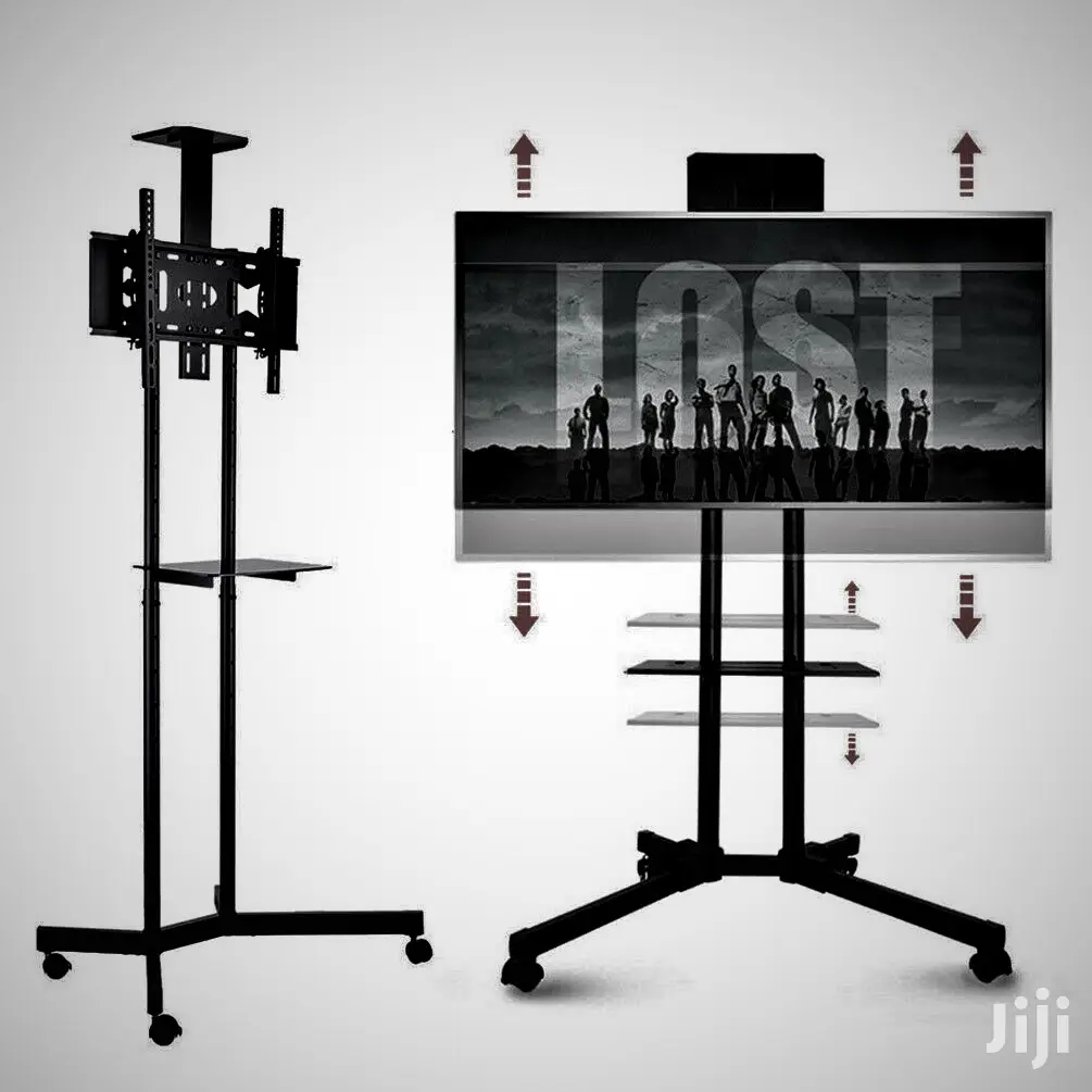 Brand New Free Standing Tv Wall Bracket 32”-70”(Black Color)