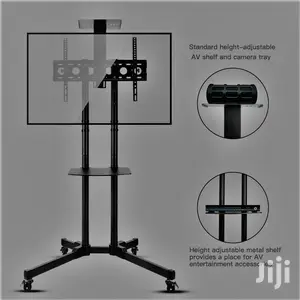 Fine New_*Tilt TV Wall Mount Bracket Stand Cart Media Shelf