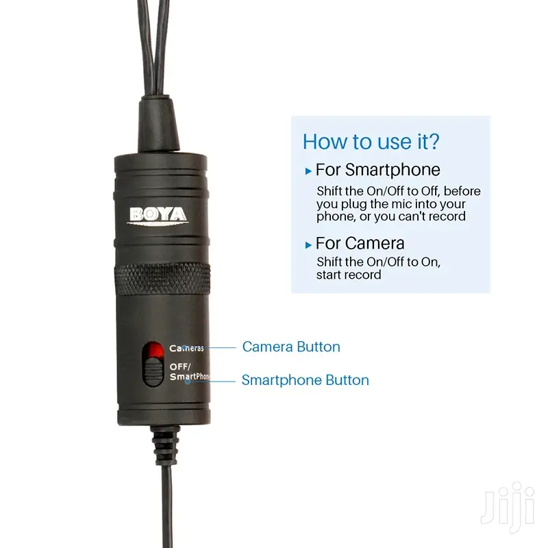 BOYA BY-M1DM Dual Omni-directional Lavalier Mic