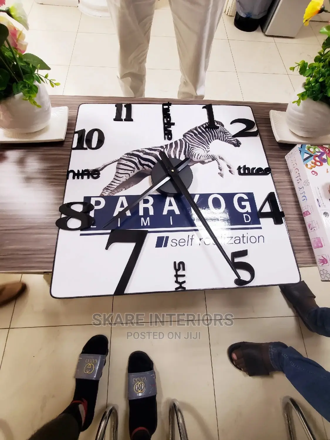3d Reflective Clocks