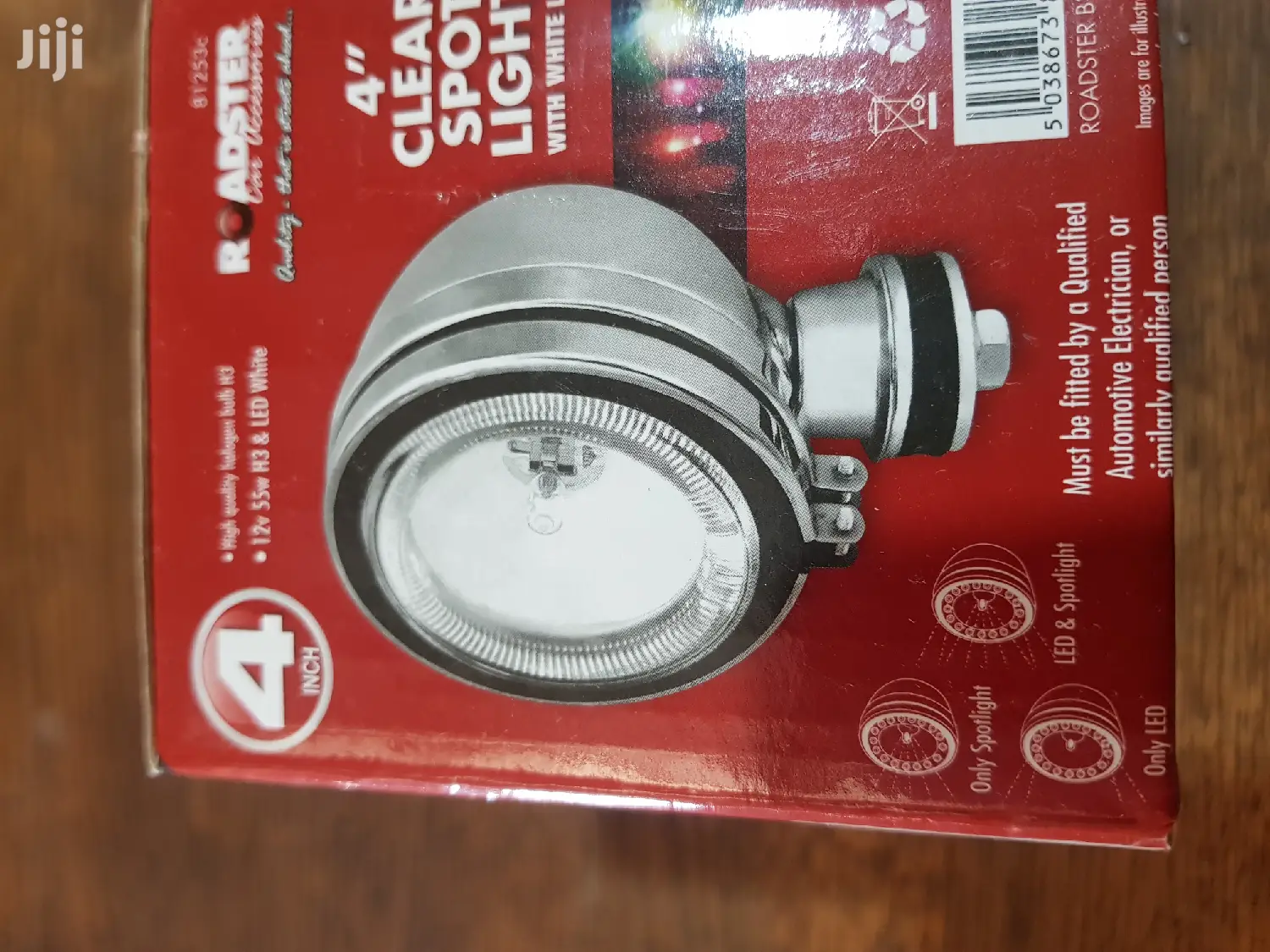 4 Inch Clear Spotlights With White LED
