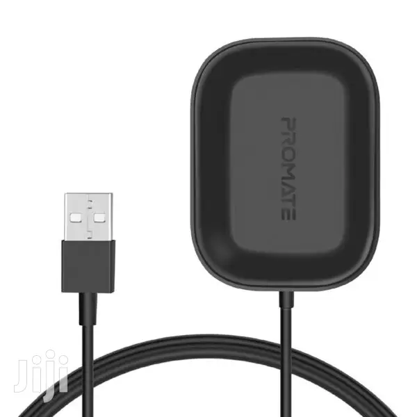Promate Aurapod-1 Wireless Charger for Apple Airpods(Black)