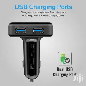 Promate Smartune-2 Universal BT In-car FM+USB Charging Ports