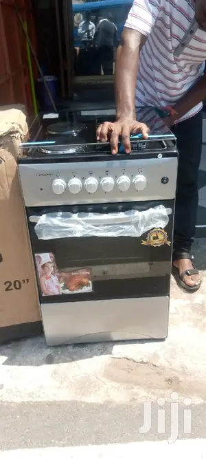 Electric+Gas Cooker With Grill