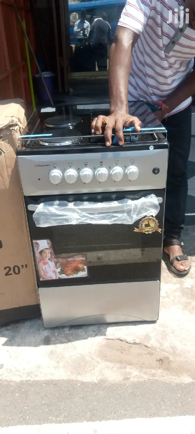 Electric+Gas Cooker With Grill