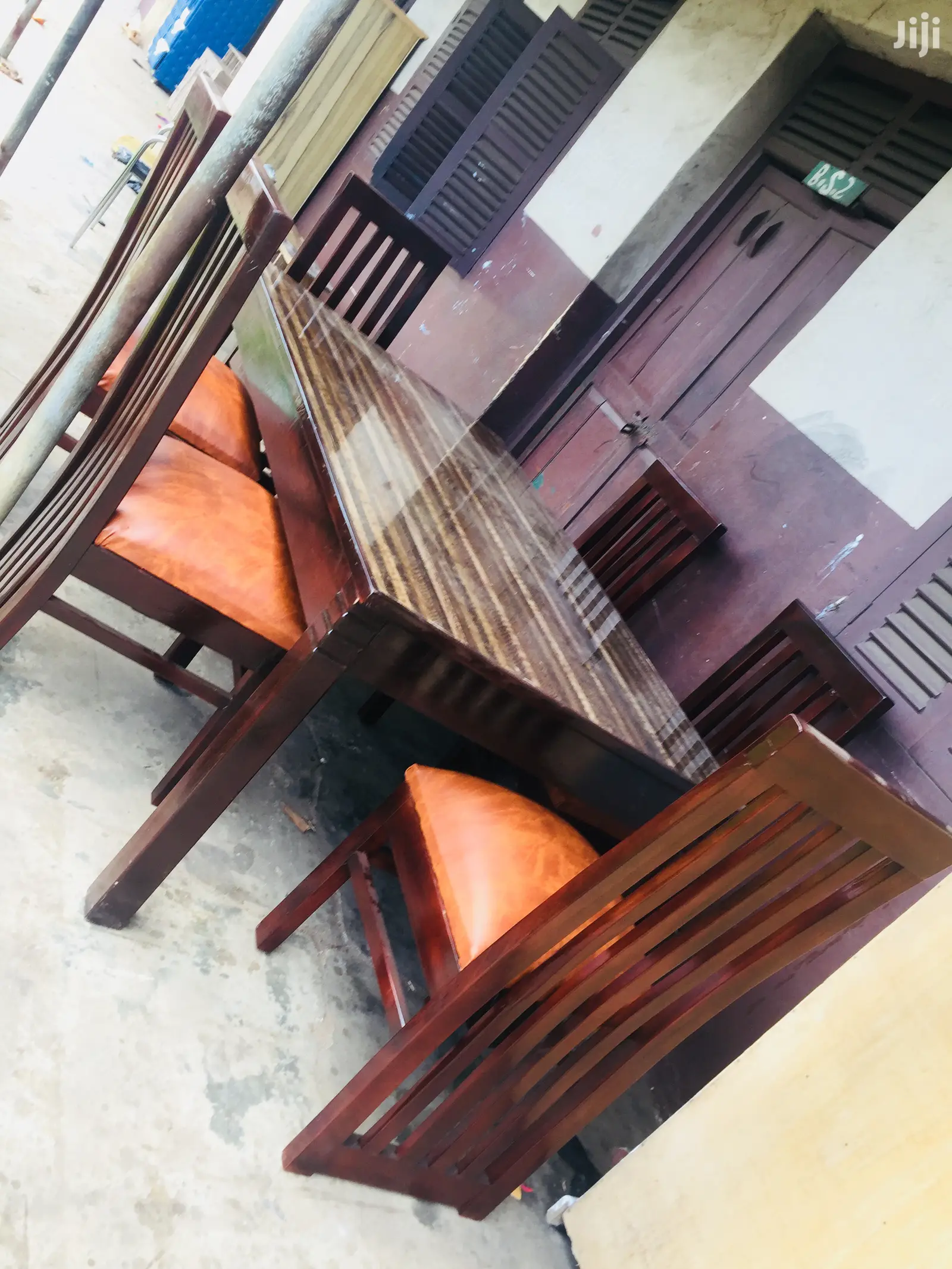 Six Seater Sprayed Dining