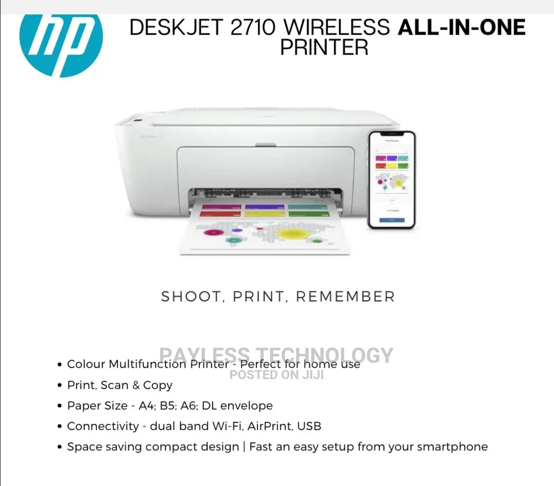HP Deskjet 2710 All-in-one Wireless Printers