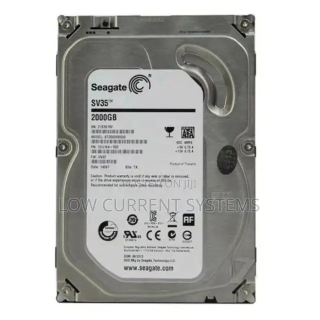 HDD 2tb Seagate Survaillance Sv35 7200rpm Sata 6gb/ 64mb 3.5