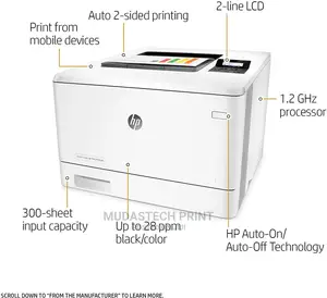 Hp Color Laserjet M452 Duplex Printer