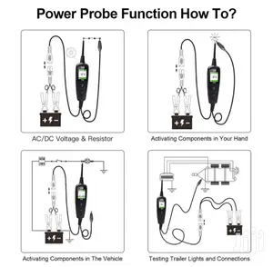 Car Power Probe P100 Electrical Circuit Tester 12v/24v