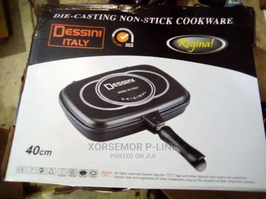 40cm Double Stainless Grill Pan