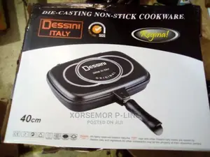 40cm Double Stainless Grill Pan
