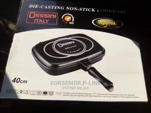 40cm Double Stainless Grill Pan