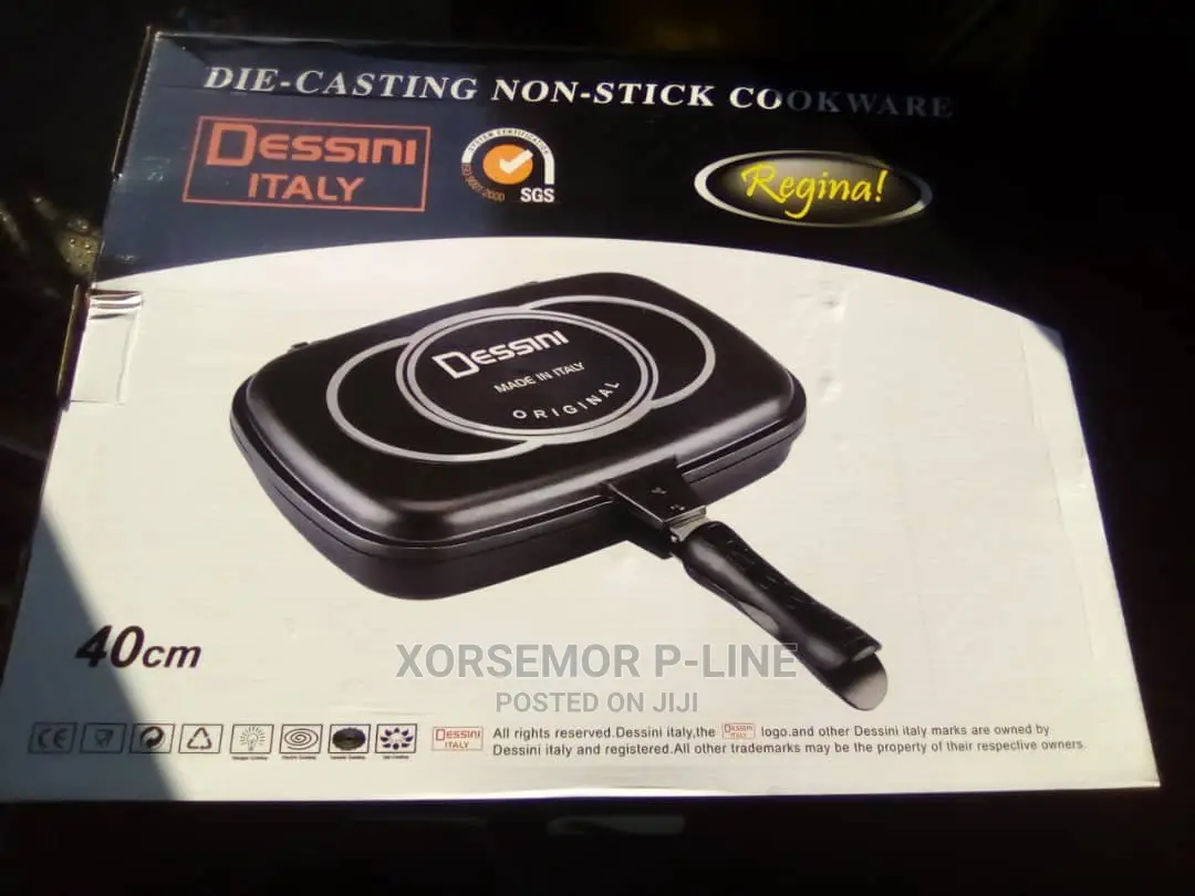 40cm Double Stainless Grill Pan