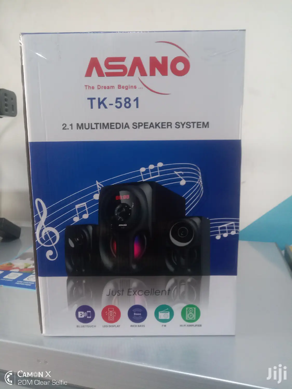 Asano 2.1 Multimedia Bluetooth Speaker