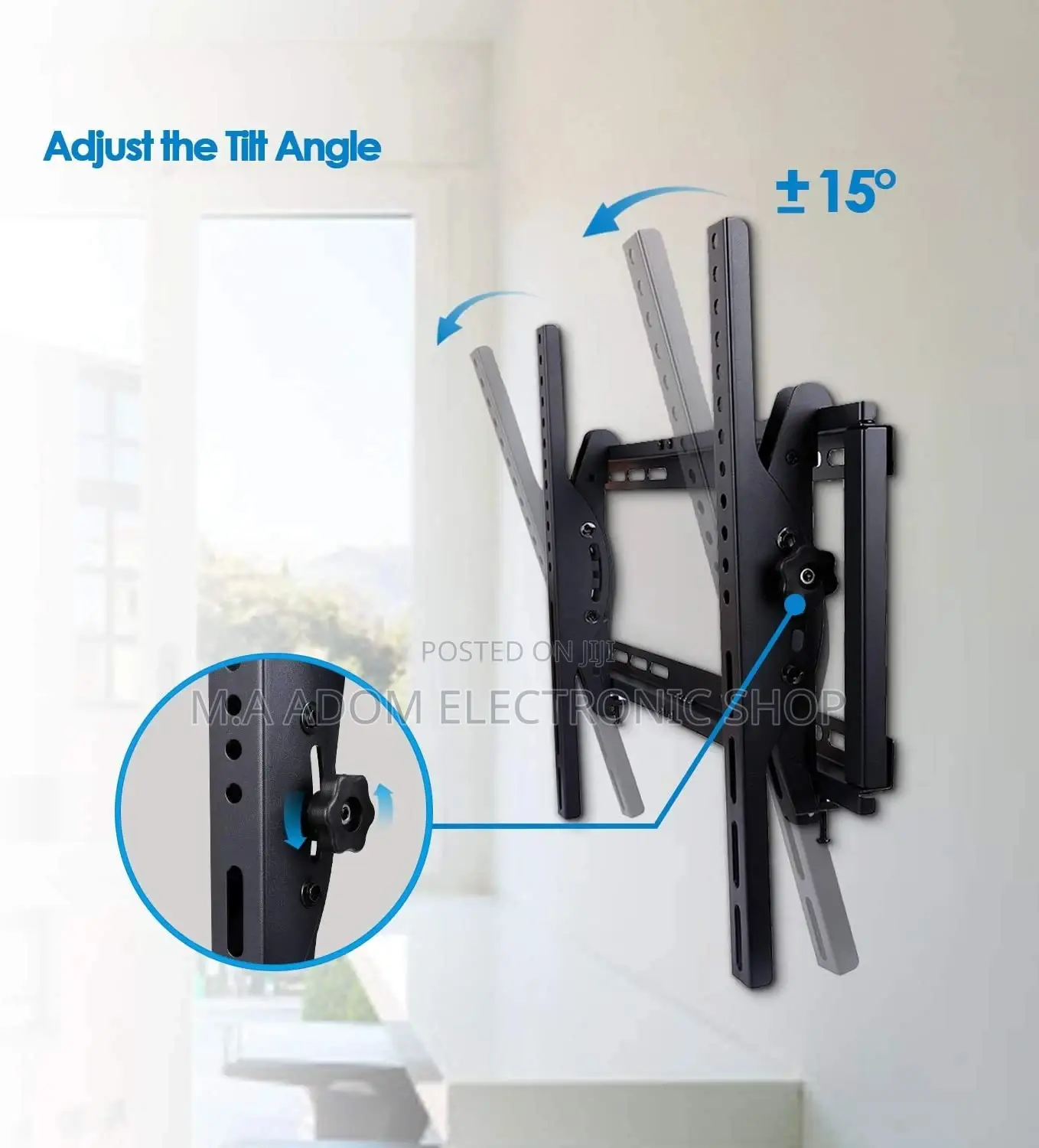 Tilting Adjustable Wall Bracket 32”-70”