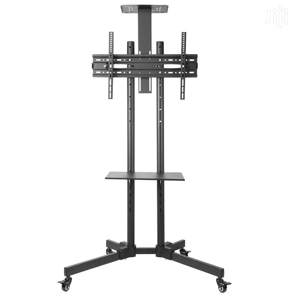 Mobile TV Stand Trolley With Shelf