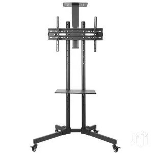 Mobile TV Stand Trolley With Shelf