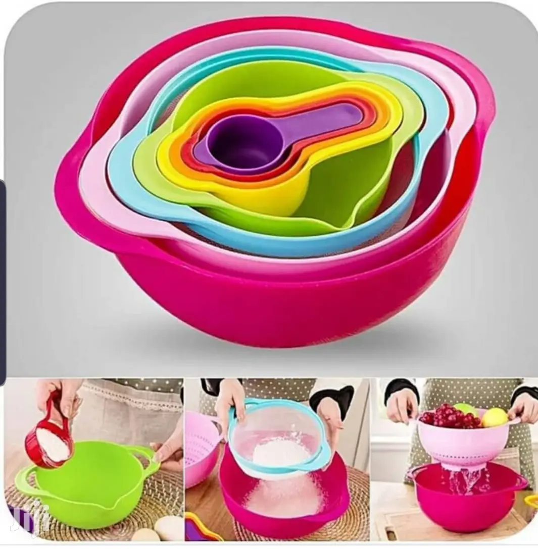 10pcs Handy Mixing Bowls Set With