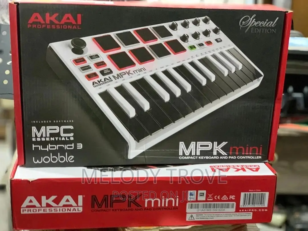 Akai Professional MPK Mini Mkii- 25keys, 8- Drum Pads