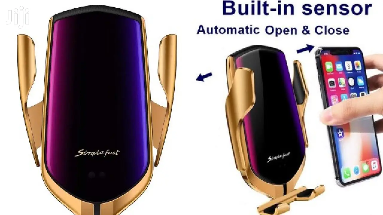 Wireless Car Phone Charger R2 Automatic Clamping Mount