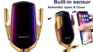 Wireless Car Phone Charger R2 Automatic Clamping Mount