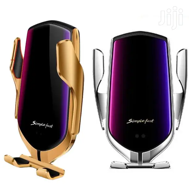 Wireless Car Phone Charger R2 Automatic Clamping Mount
