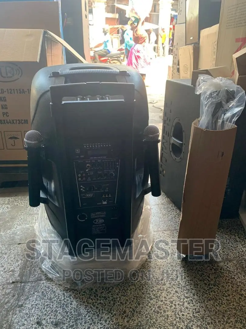 JLD 15" RECHARGEABLE SPEAKER With Added Speaker Stand.