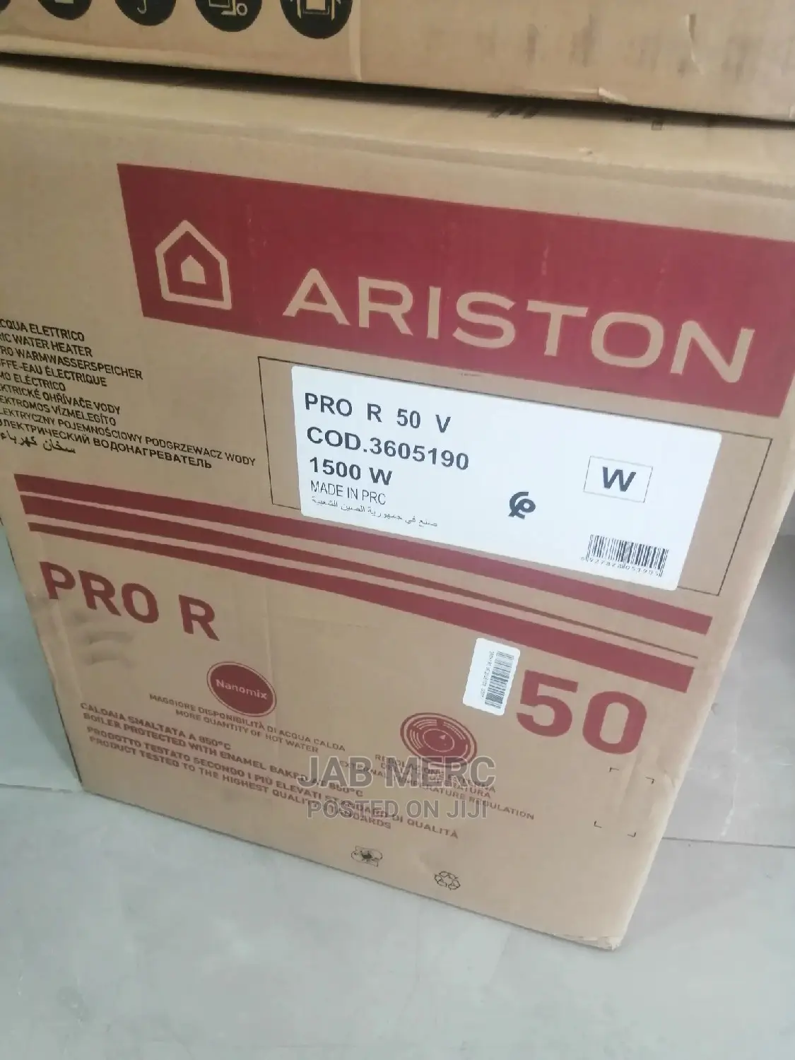 Original Ariston 50 Liters Water Heater