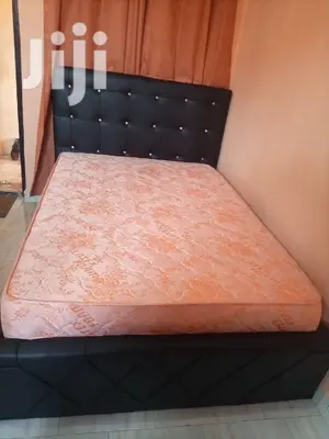Double Bed With Matress .Free Delivery