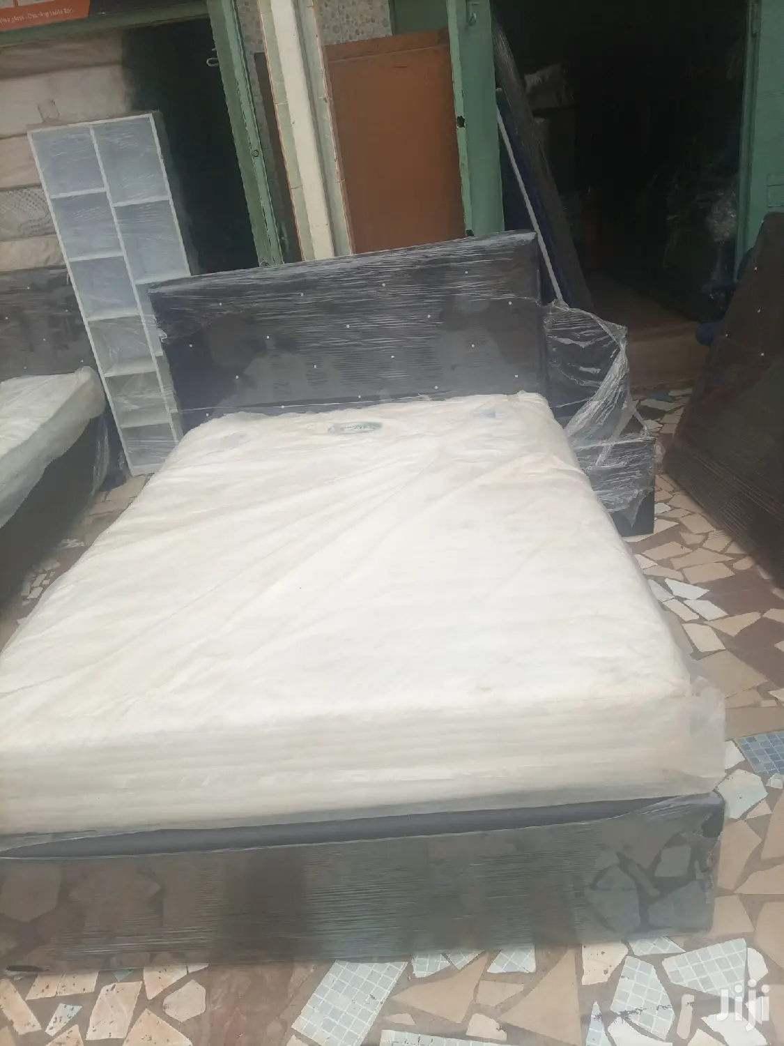 Great Double Bed With Mattress . Free Delivery