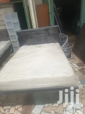 Great Double Bed With Mattress . Free Delivery