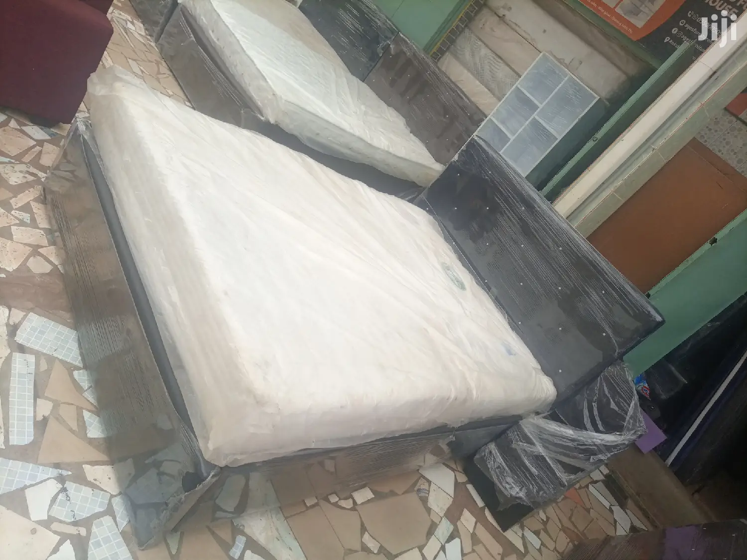 Great Double Bed With Mattress . Free Delivery