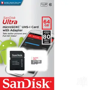 Sandisk Sdsquns-064g-gn3ma 64gb Ultra Microsd Uhs-i Card